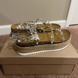 Steve Madden Kailee Clear Sandals